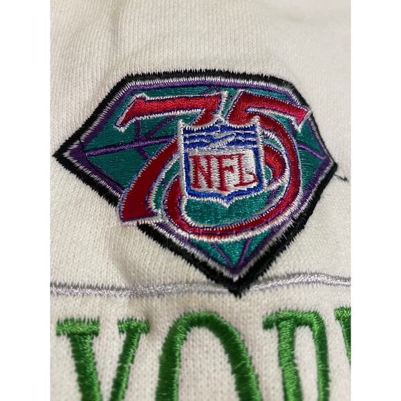 Vintage 1994 New York Jets Embroidered Heavyweight Sweatshirt Size M 22x28 - Picture 7 of 14